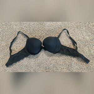 Victoria's Secret Dream Angels Push Up Lace Black Bra 34B